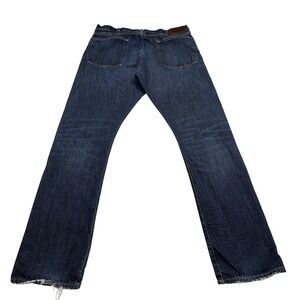 Polo Ralph Lauren Mens Straight Leg Jeans Dark Wash Blue Denim 38x32 100% Cotton